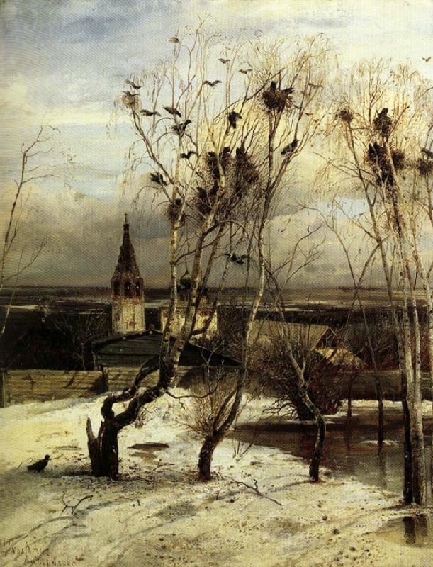 Aleksei Savrasov The Crows are Back France oil painting art